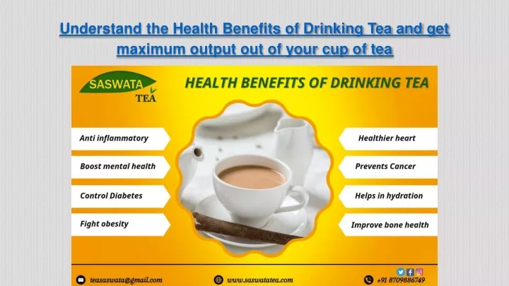 understand the health benefits of drinking