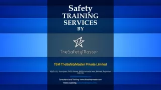 TSM TheSafetyMaster Private Limited- safety Trainings