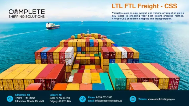 ltl ftl freight css