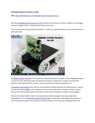 embedded systems projects for ece