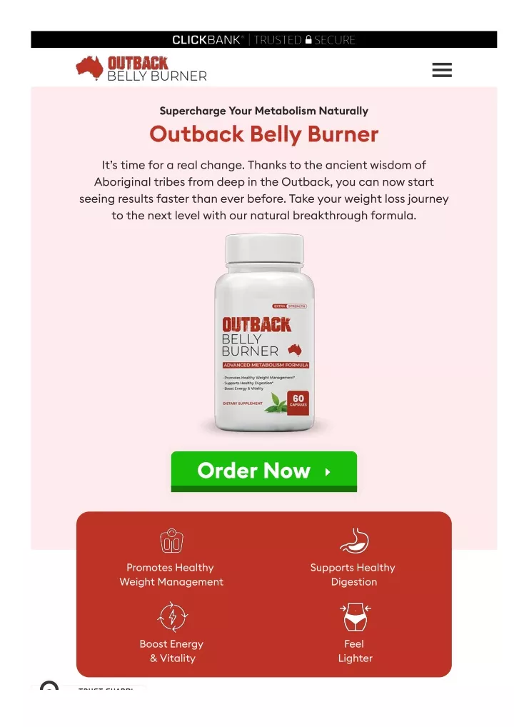 supercharge your metabolism naturally outback