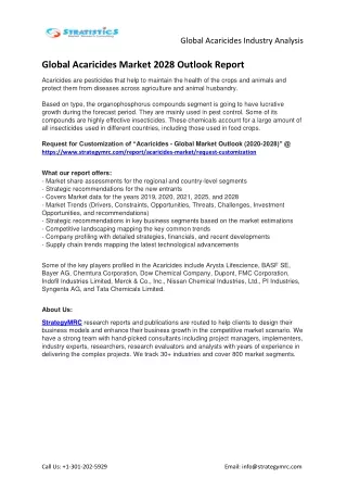 global acaricides industry analysis