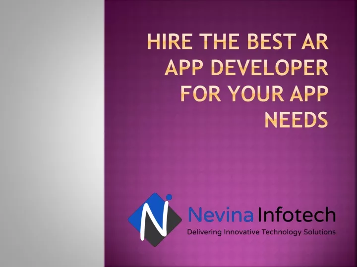 hire the best ar app developer for your app needs