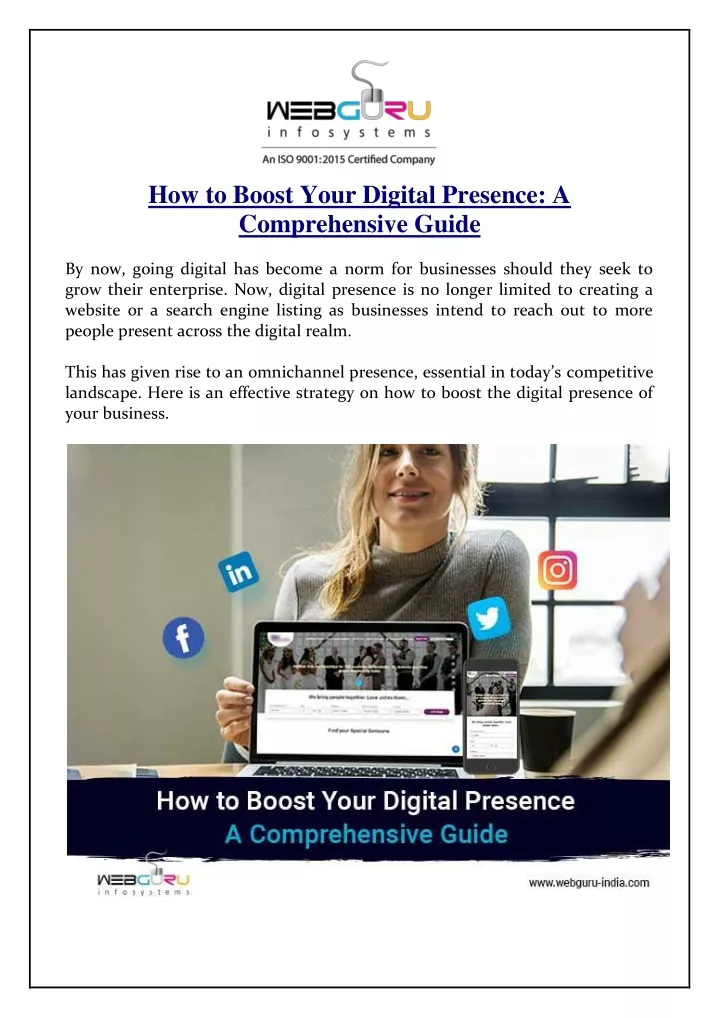 how to boost your digital presence