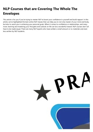 See This Report about Nlp Therapy