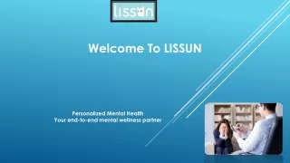 Best Psychiatrist Counselling in India at LISSUN