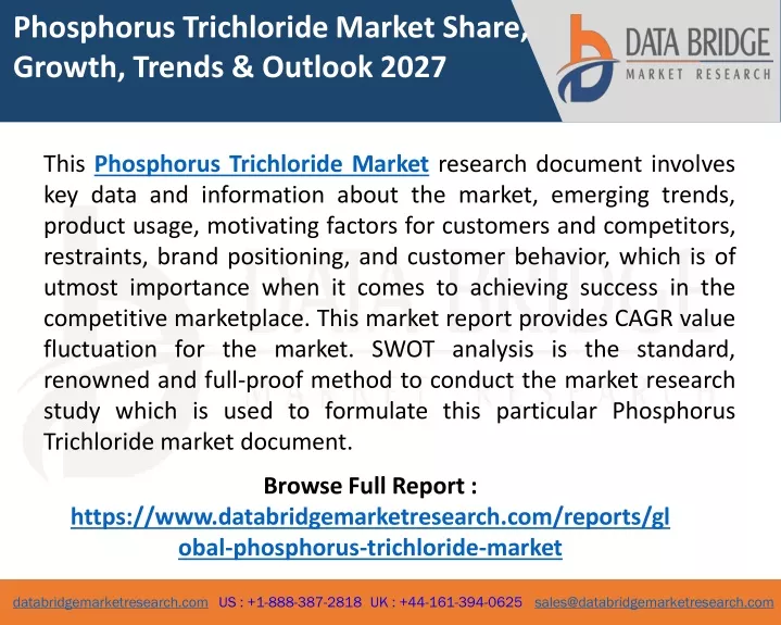 phosphorus trichloride market share growth trends