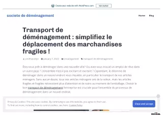 Transport de déménagement : simplifiez le déplacement des marchandises fragiles 
