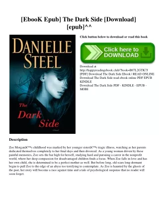 [EbooK Epub] The Dark Side [Download] [epub]^^