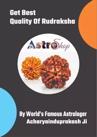 Know about Rudraksha according to rashi - Astroeshop