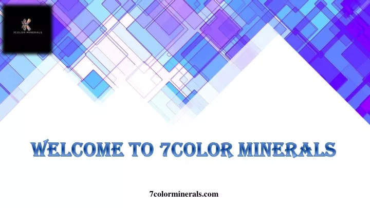 welcome to 7color minerals