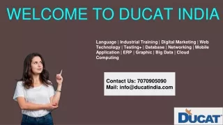 welcome to ducat india