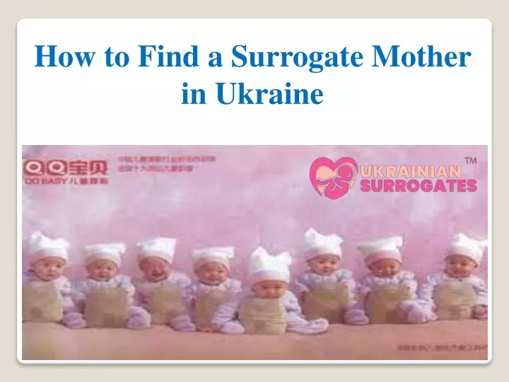 how to find a surrogate mother in ukraine