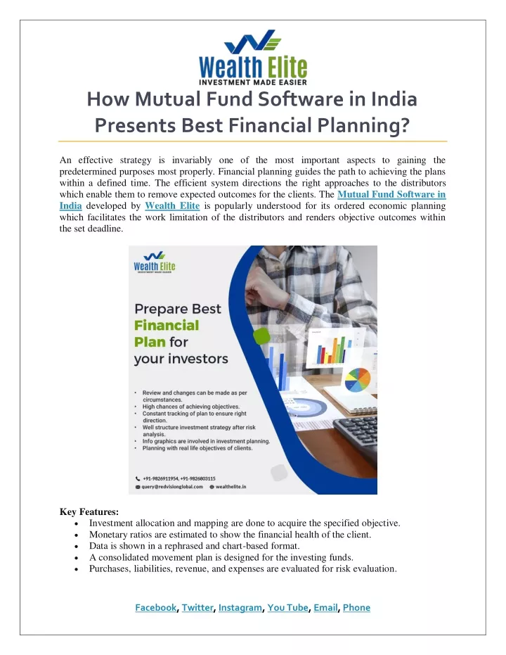 how mutual fund software in india presents best