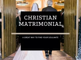 christian matrimonial