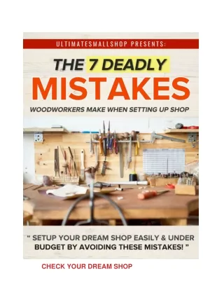 7 MISTAKES WORKSHOP