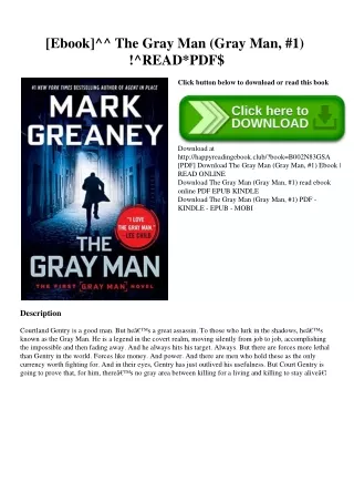 [Ebook]^^ The Gray Man (Gray Man  #1) !^READPDF$