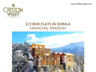 2/3 BHK flats in Shimla Himachal Pradesh