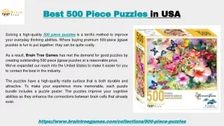 Buy Best 500 Piece Puzzles in USA