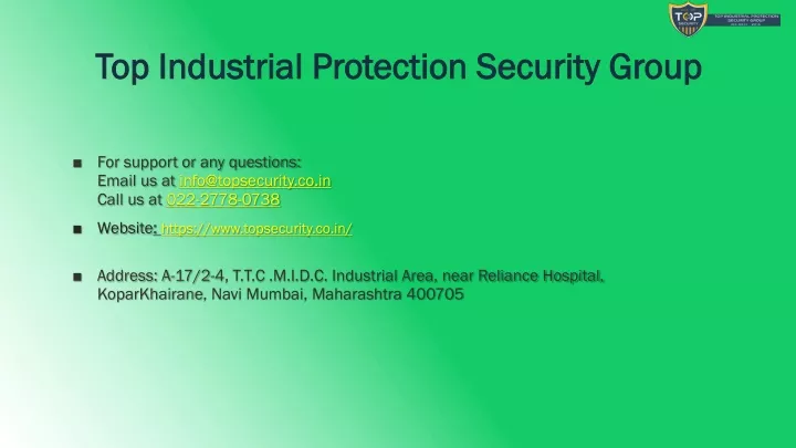 top industrial protection security group