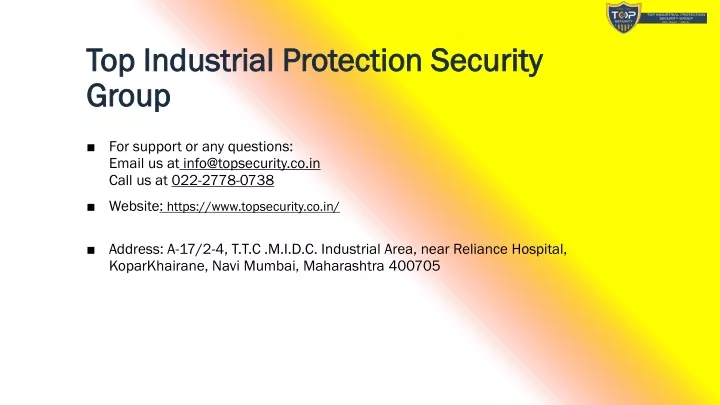 top industrial protection security group