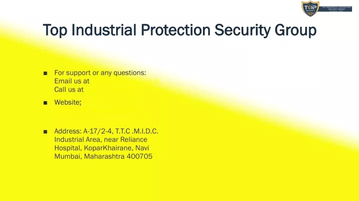 top industrial protection security group