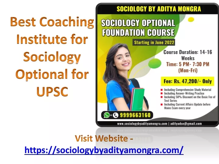 best coaching institute for sociology optional for upsc