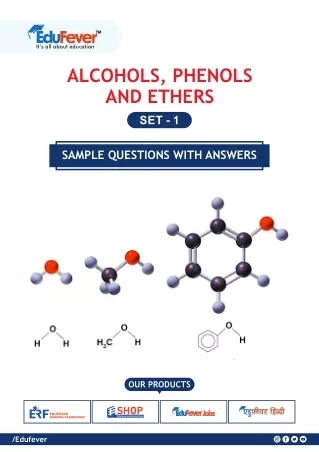 Alcohols, Phenols, and Ethers