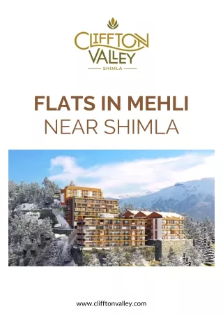 Flats in Mehli near Shimla