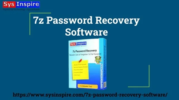 7z password recovery software
