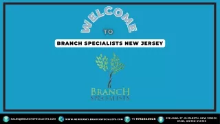 Welcome to Branch Specialists New Jersey