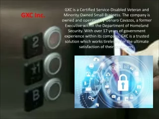 Physical Security Assessments by GXC Inc.