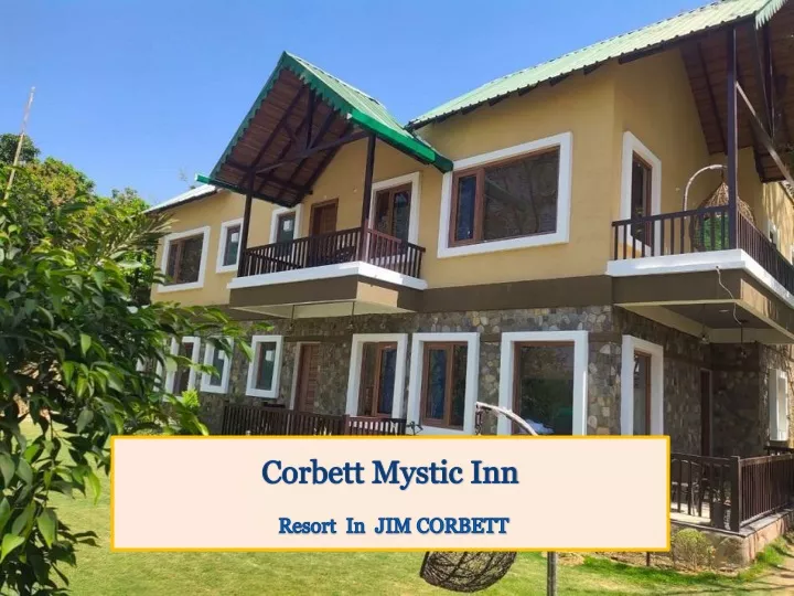 corbett mystic inn resort in jim corbett