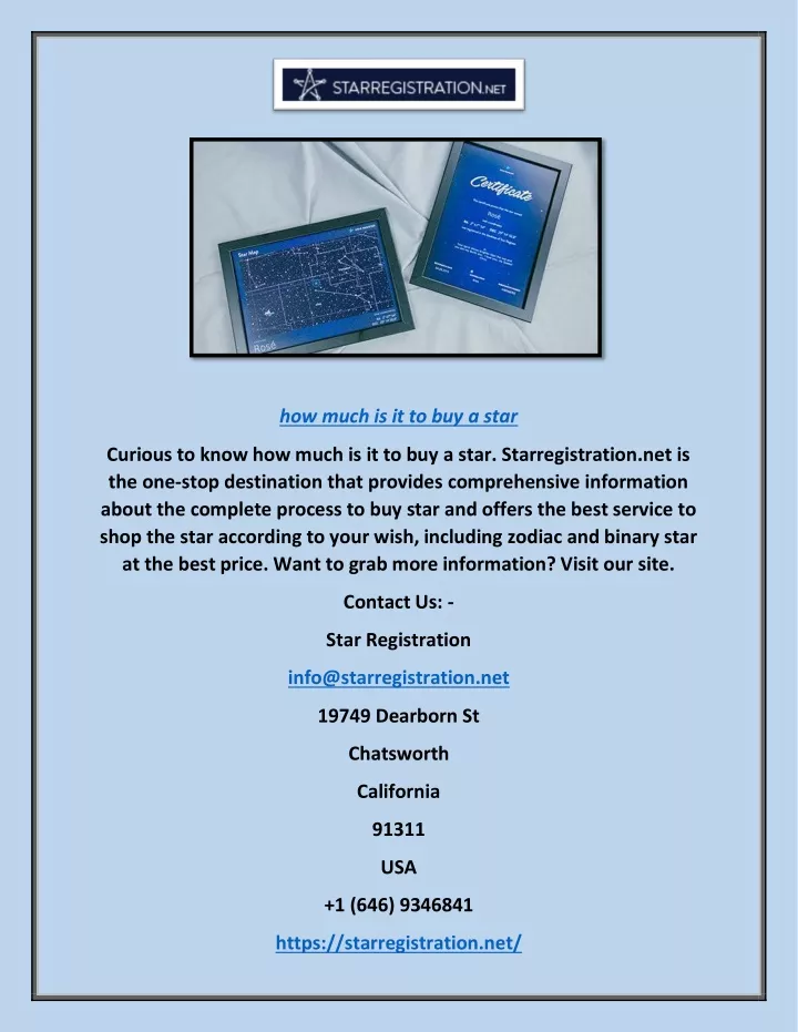 PPT Seeking to know how much is it to buy a star PowerPoint Presentation ID11115377