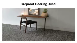 fireproof flooring dubai