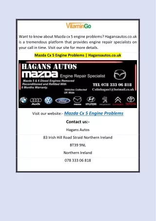 Mazda Cx 5 Engine Problems | Hagansautos.co.uk