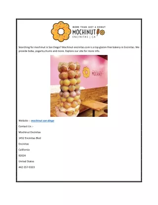 Mochinut San Diego  Mochinut-encinitas.com