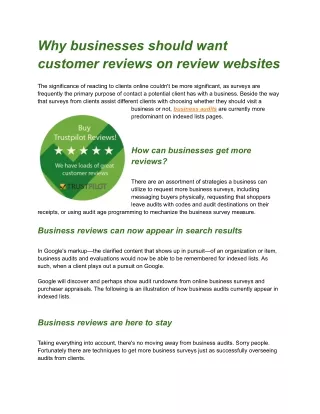 Buy Trustpilot Reviews - Real Legit Stick and 100% Risk Free