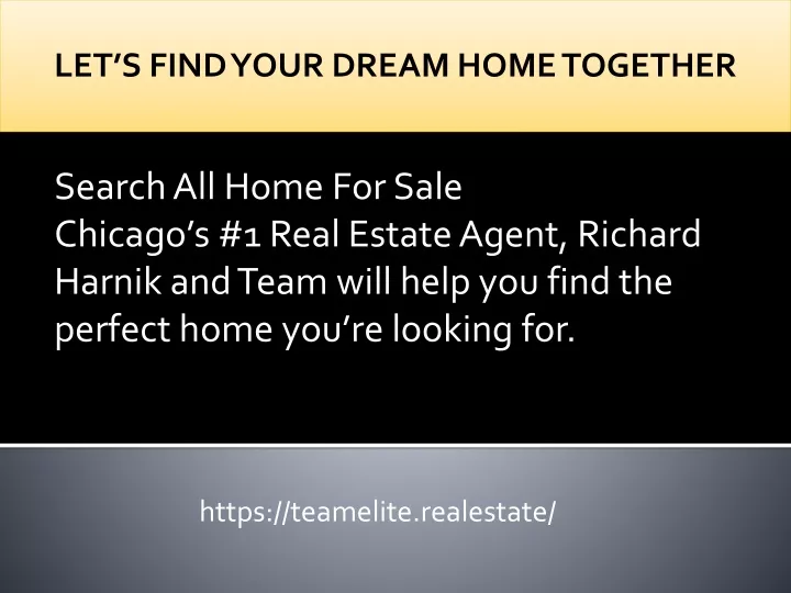 let s find your dream home together