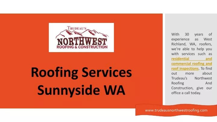 with 30 years of experience as west richland
