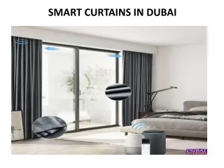 smart curtains in dubai