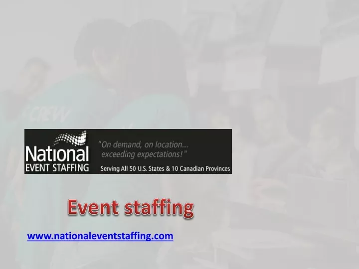 event staffing