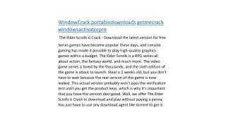 windowcrack portabledownloads getmecrack