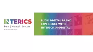 build digital brand experience with interics