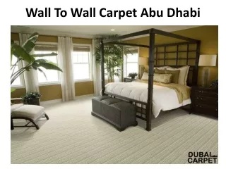 wall to wall carpet abu dhabi