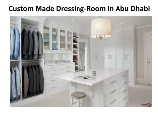 custom made dressing room in abu dhabi