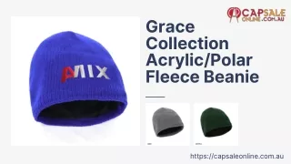 Grace Collection AcrylicPolar Fleece Beanie