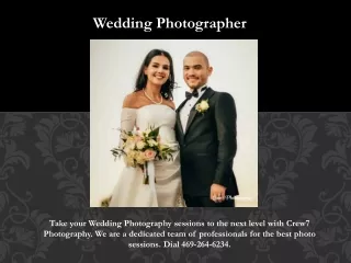 Wedding Photographer