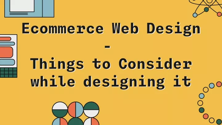 ecommerce web design ecommerce web design things