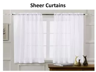 sheer curtains